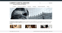 Desktop Screenshot of garry-avocats.com